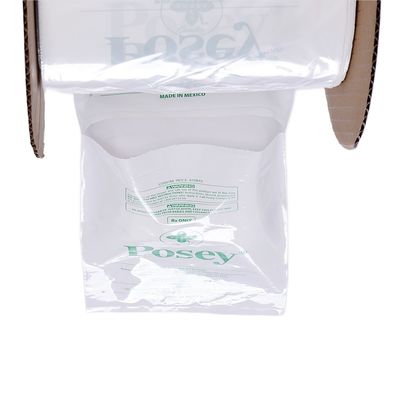 أكياس البلاستيك الواضحة من نوع LDPE المفتوحة مسبقًا على لفة جانبية