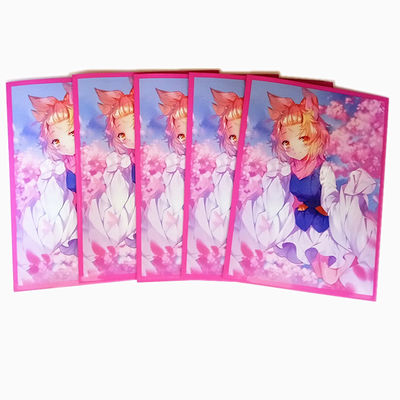 صافي مخصص بطاقة بلاستيكية MTG الأكمام بطاقة تداول TCG Yugioh الحماية