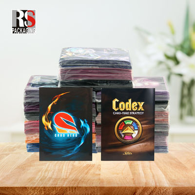صافي مخصص بطاقة بلاستيكية MTG الأكمام بطاقة تداول TCG Yugioh الحماية