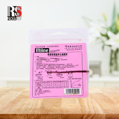 OPP Poly Self Adhesive صافي البلاستيك أكياس بولي الطباعة الحفرة للمستحضرات التجميلية