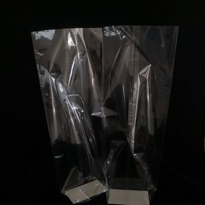 أكياس بلاستيكية ذات أسفل مربع من نوع Poly Opp Cross Block أكياس تغليف الغذاء القابلة لإعادة الإغلاق
