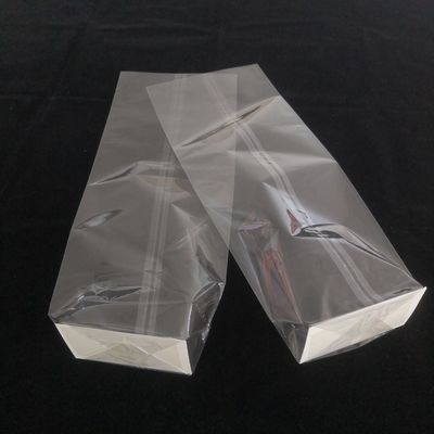 أكياس بلاستيكية ذات أسفل مربع من نوع Poly Opp Cross Block أكياس تغليف الغذاء القابلة لإعادة الإغلاق