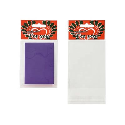 حقائب التغليف ذاتية الالتصاق CPP / Bopp Poly Bag بالون حقائب التغليف السيلوفانية مع الطباعة الملونة