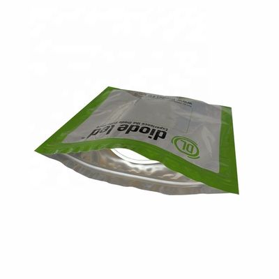 حجم مخصص أشرطة LED سحب سحب زيب قفل أكياس التعبئة من ورق بلاستيكي للتعبئة الإلكترونية