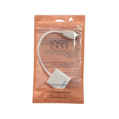 كيس البلاستيك الصافية الزيبلوك للجهاز المحمول والكابلات USB