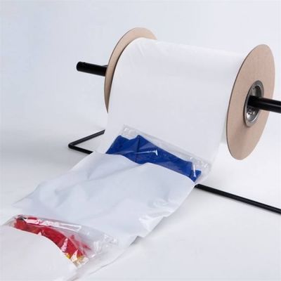 أكياس بولي إيثيلين ذاتية التعبئة LDPE شفافة مخصصة على شكل لفائف للتعبئة والتغليف
