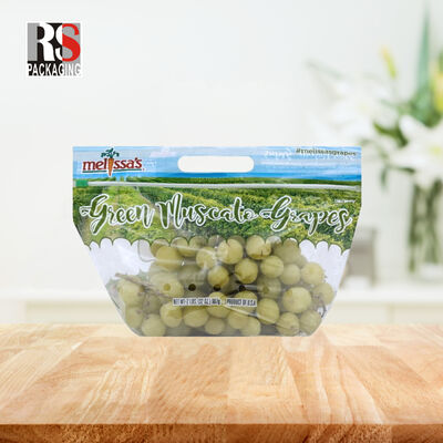 Fresh Vegetable and Mango Fruit Packaging Bags with Zipper Lock Options