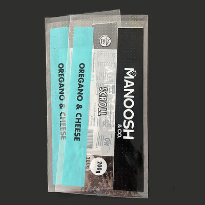 Custom Micro Perforated OPP Heat Seal Gravure Printing Fresh Green Vegetable Sandwich Packaging Bag