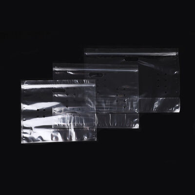 تصميم مخصص كيس بلاستيكي مضاد للضباب من نوع الغذاء كيس تعبئة شفافي للخضروات الطازجة والفواكه مع مقبض سحب