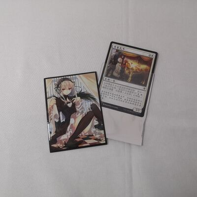 بطاقة أنمي مطبوعة خصيصاً لحماية الأكمام لعبة بطاقات الملحقات بطاقة فنية مخصصة