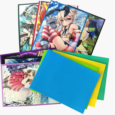 بطاقات اللعب الملمعة ذات النسيج المتحكم بها بطاقة غطاء بطاقة ممتازة الطباعة بطاقات التداول