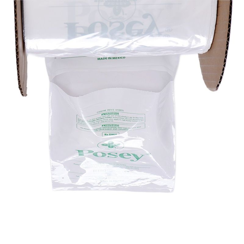 أكياس البلاستيك الواضحة من نوع LDPE المفتوحة مسبقًا على لفة جانبية