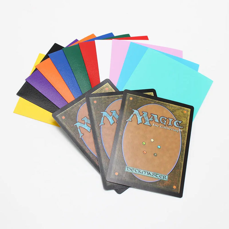بطاقة متطابقة ملونة 16 لونًا قطع ثابت Mtg TCG CCG Yugioh PP بطاقة صور المواد