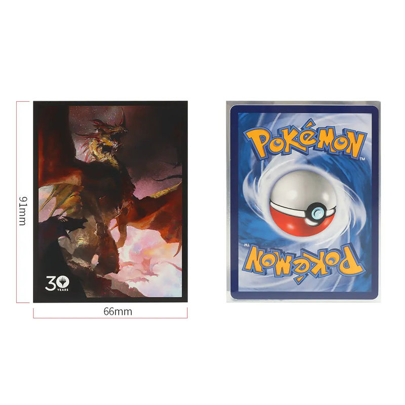 بطاقة طباعة الفن المثيرة غطاء مخصص Mtg Yugioh TCG لعبة السحر بطاقة حزمة الحماية التجارية لعبة أنيمي حامل الغطاء