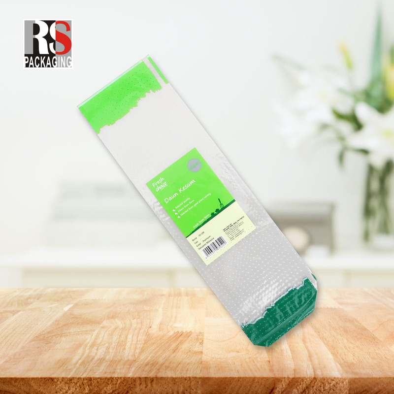 Good Moisturizing Properties Micro Perforated Bag Customized Surface Breathable Pores